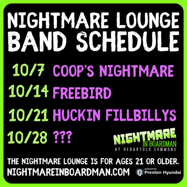 Band Schedule Band Schedule